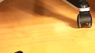Blue Tights, Mary Jane Heels & Shoeplay Fetish Tease