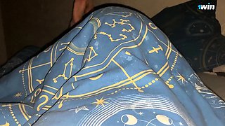 Stepchum's daughter sneaks in blanket, shocking