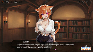 My Own Neko Girl Harem Gameplay Part 1 - Anal Fuck with Naga