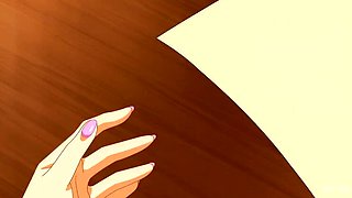 Harder Hentai Sex - Anime Girl Ahegao Cumshot on Big Tits