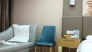 Cute amateur Asian web cam girl teases her great body