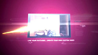 Cum on Rachel's toes