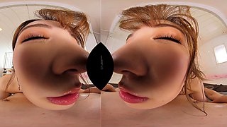 Ruri Narumiya Japanese teen gives POV blowjob