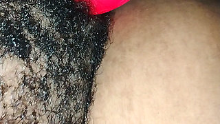 Fucking myself with a pink vibrator