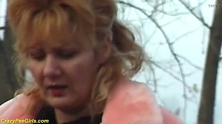 Hot Redhead Wife Pissing Outdoors - Amateur Golden Shower Fetish