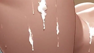 101. Beautiful Woman Bounce Ass in Space (ai Animation)