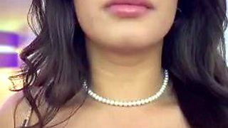 Big boobs milf masturbates with her dildo