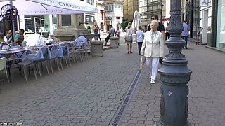 Amateur teen Jenny Dark fucked in public