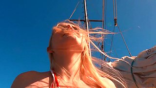 Busty Russian Wife Gets Creampied While Hubby Watches