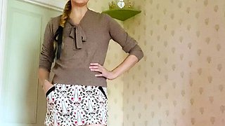 Amateur MILF blonde public toilet sex