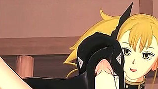 Kikoru's Wild Ride: Mina Ashiro's Futanari Footjob and Fuck in Kaiju N8 Hentai - Asian Japanese Manga Anime Hentai 3D Porn