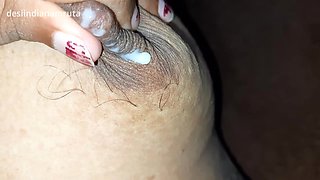 Indian Desi Bhabhis Nice Breast Milking Lactating & Hubby Cock Receives The Milk