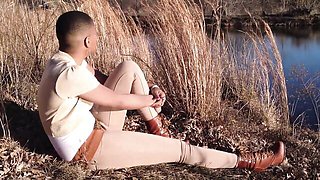 Don Whoe's ebony outside action by Yung Dumb Sluts