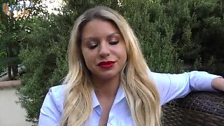 Hot English Teacher Brooklyn Chase Teases & Jerks Off Student - POV Handjob & Facial!