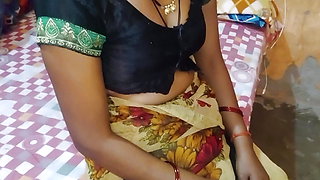 The sister-in-law was wearing a saree when the brother-in-law came and fucked the sister-in-law as a mare