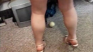 Sissy cd tart Luce early morning dt, plow and facial cumshot