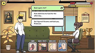 Hentai Game - Problematic Student - Detention Lvl 1 - - Teacher Fucks Students
