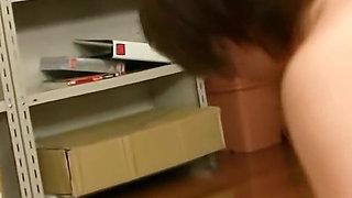 Japanese Bossy Secretary MILF Fucking All Men in the Office