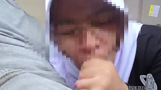 Hijab Sister-In-Law Gives Car Blowjob for Help - Minokiiko Asian Teen