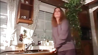 This amazing and very horny sexy slut masturbates her hot pussy after a striptease