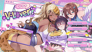 My Cock and Her Clitoris in Training // Vlover Game #15 All Scenes