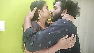 Vaishnavy and sharun long lip lock part 1, Vaiga and varun long lip lock, Lip lock romance, Saree lip lock romance, Lip lock