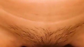 Hairy Pussy MILF with Big Tits Getting Huge Accidental Creampie!!