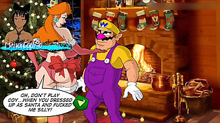 A Dick Before Christmas - Daisy has prepared some naughty fun when Santa comes in and spreads her cheeks