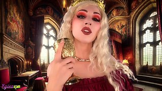 Blonde European Pamela Blond jerking off a Huge Dick
