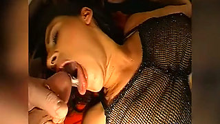 Filthy Brunette in Wild Gangbang with Cum Explosions!