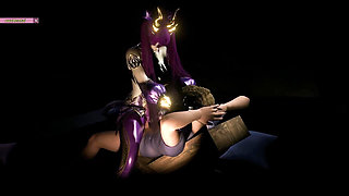 Zi Yan Virtual Vixen with a Booty Spell - 3D Animation