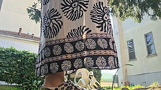 Hot Sun in the Garden Minimal Bikini, Camouflage Sandals and the Desire to Be Looked at