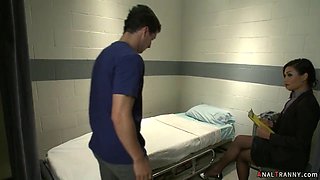 Japanese TRANSSEXUAL physician porking with patient