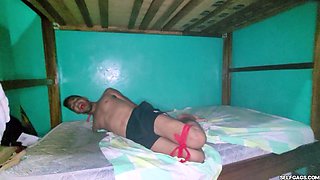 His First Time Bound: Escape Challenge with Two Women