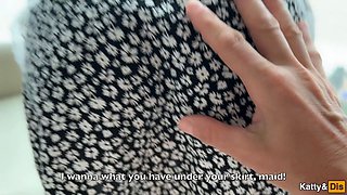Freeze Time Stop - Maid gets fucked and her pussy gets cum inside