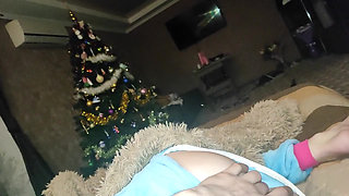 Little Princess in Unicorn Pajamas Sucks Cock!