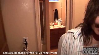 Lucky Camera Guy Fucks and Cums on Hot Model During Spring Break Party