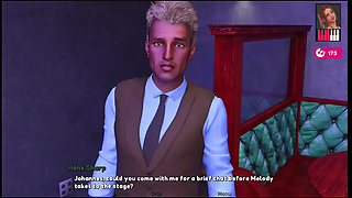 Melody #27 - Melody gave johannes a blow job after she showed him her sexy outfit.