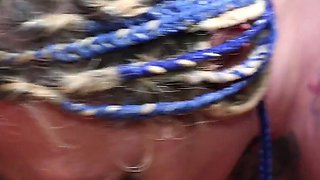 Glory Hole Slut Takes All the Dick