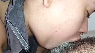 Greedy Teen Deep Throats Hard Cock - Cum in Mouth & BDSM Action
