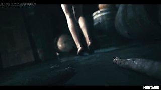 Petite Teen Blonde Gets Creampie by Monster Cock - Hardcore Cum in Mouth 3D Hentai