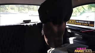 Horny Driver Hungry For Big Black Cock - Princess Jas seduces her black client in interracial taxi car episode
