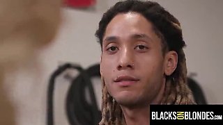 Cute Blonde Claire Roos Takes Big Black Dick Anal in Public College Fuck