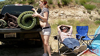 Analized - Tatiana's Revenge Camping Threesome - A Girlfriend's Anal Lesson