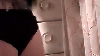 Sexy Goth Striptease in a Harness