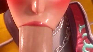 [kpop Demon Hunters] Rumi Sloppy Blowjob 3D Animation