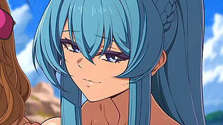 Nikke - Anis And Hem Public Sex With The Commander At A Beach