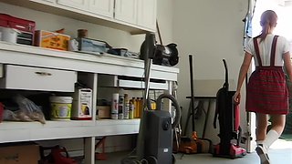 Danielle Dynamite's Redhead Passion in Uniform Wildness