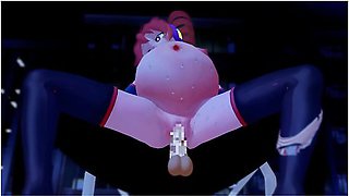 (3) *bote Belly (preg) Mmd Heavy Tone Teto Conceived Sex Part3 Kasane Teto With Car Toon