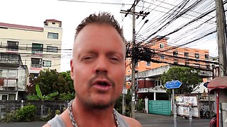 Thai teen picked up for threesome sex